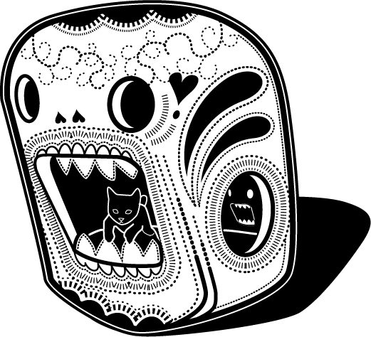 521x474 Mindful Drawing Sugar Skull Girl, Picture