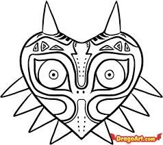 238x212 Image Result For Skull Kid Mask Drawing Coloring Legend