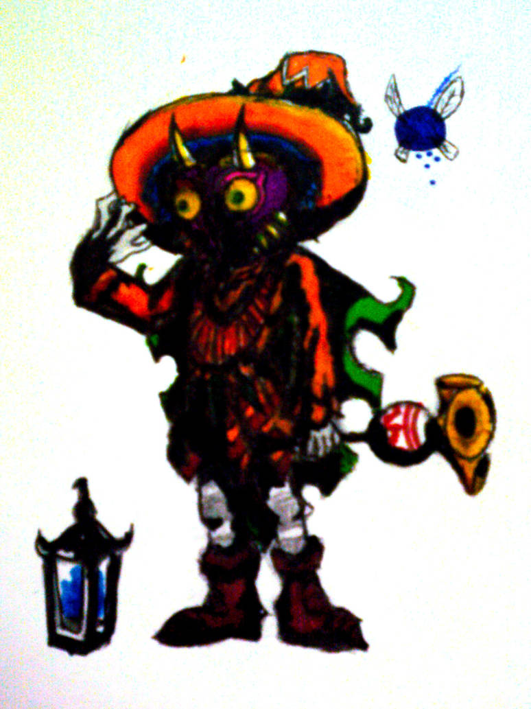 774x1033 Twilight Princess Skull Kid With Majora's Mask