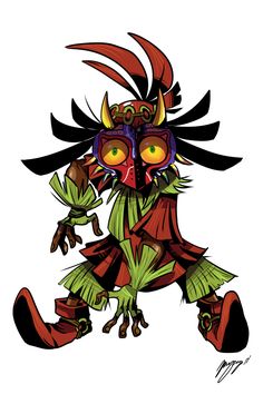 236x354 Skull Kid Pixel
