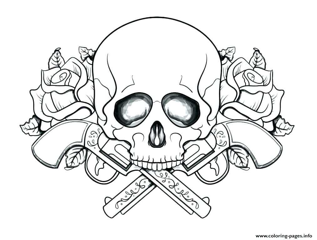 1013x768 Coloring Pages Of Skulls With Flames