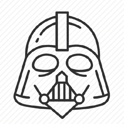 400x400 Vader Drawing Profile Transparent Png Clipart Free Download