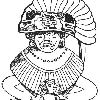 336x336 Aztec Warrior Skull Tattoo How To Draw Design Drawings Eagle