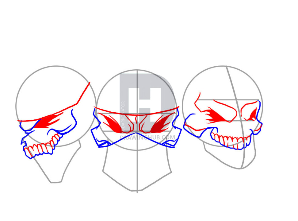 972x720 How To Draw Gangsta, Step