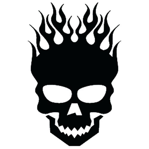 500x500 How To Draw Skulls With Flames Skull Drawing Flames
