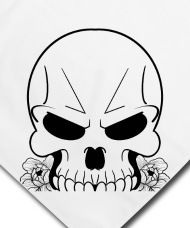 190x228 Scary And Cool Skull Bandana Spreadshirt