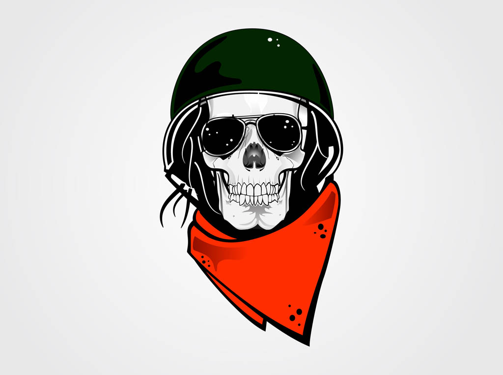 1024x765 Vector Skull Character Vector Art Graphics