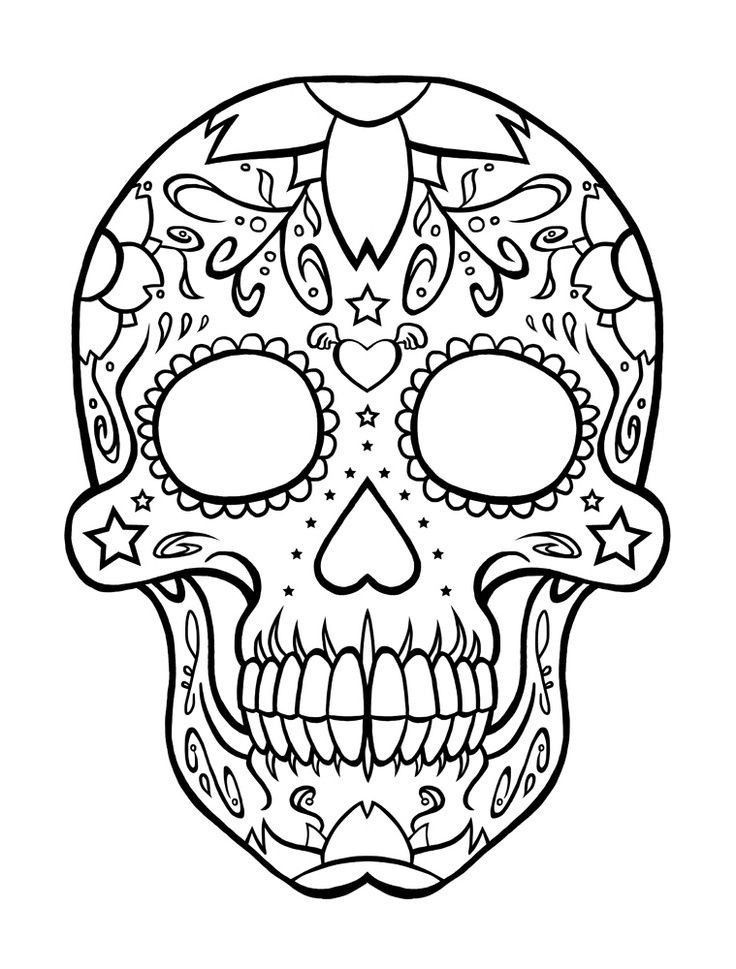 736x969 Skulls With Flames Coloring Pages Beautiful Lovely Cool Drawings