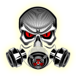 250x250 Skull Gas Mask Png, Picture