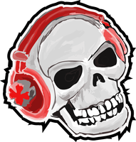 191x200 Skull With Headphones Transparent Png Clipart Free Download