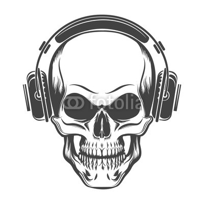 400x400 Skull With Headphones Buy Photos Ap Images Detailview
