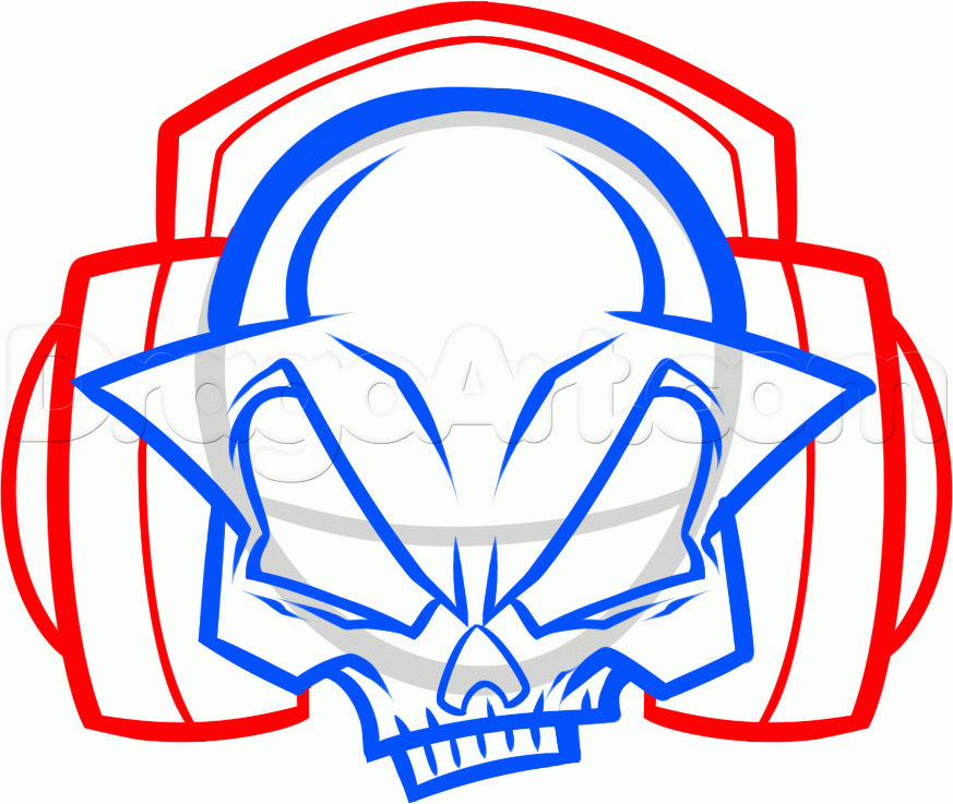 873x737 Step How To Draw Skull Phones, Skull Headphones