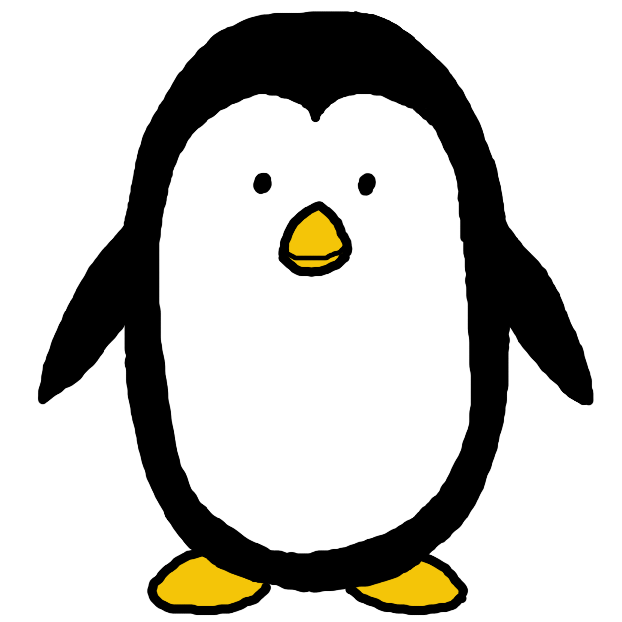 1250x1250 Drawing Penguins Top Hat Transparent Png Clipart Free Download