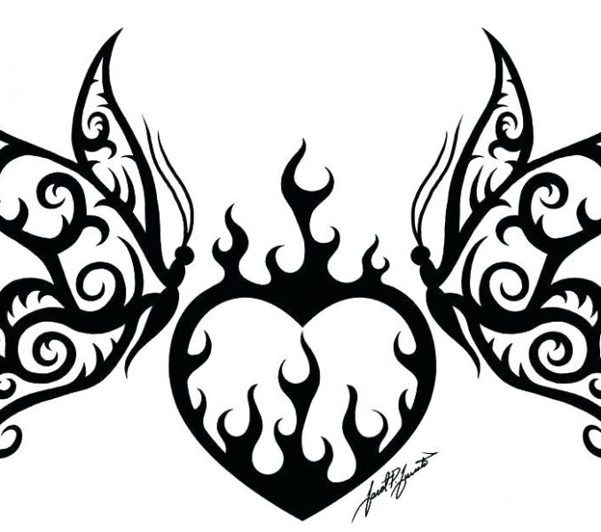 678x600 Coloring Pages Of Hearts And Skulls Sugar Skull With Flowers