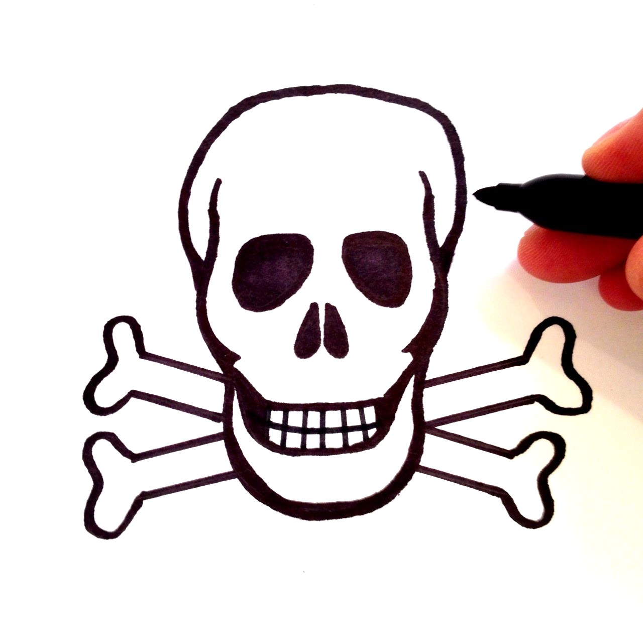 1280x1280 Maxresdefault How To Draw A Skull