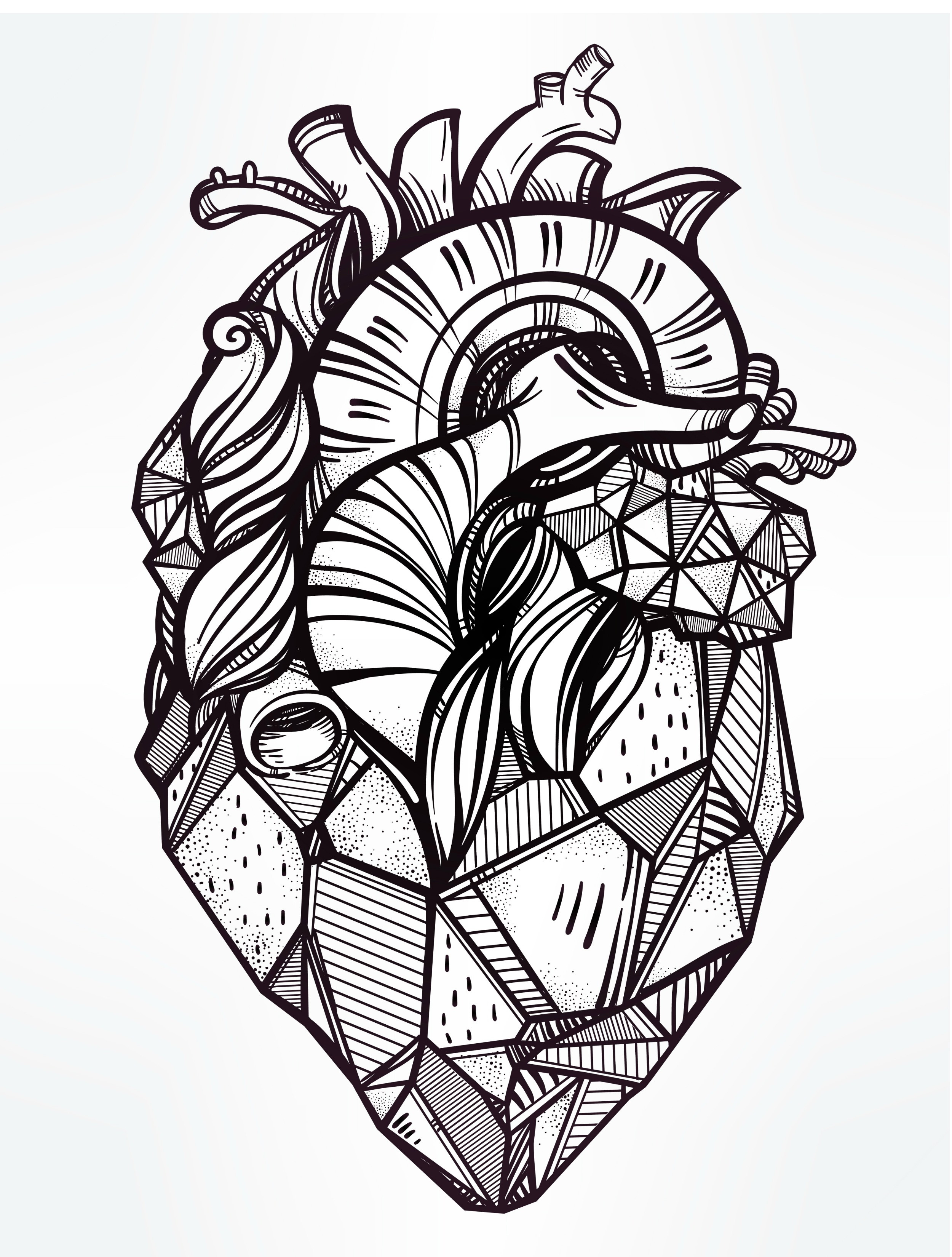 2500x3300 Coloring Pages Of Skulls And Hearts Book With Arrows Flowers