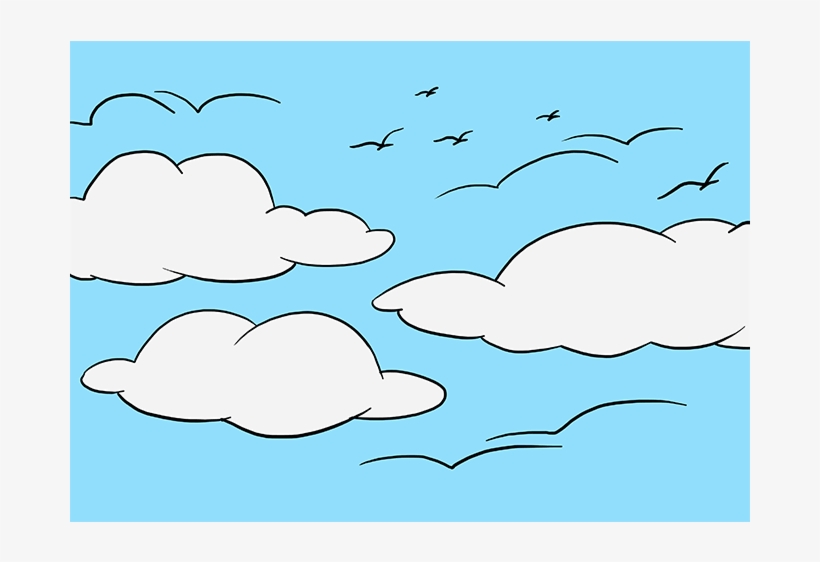 820x562 How To Draw Sky