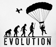 190x160 evolution skydiving men's t shirt spreadshirt