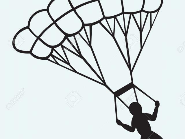 640x480 Parachute Clipart
