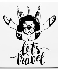 190x228 Skydiving Mouse Pad Spreadshirt