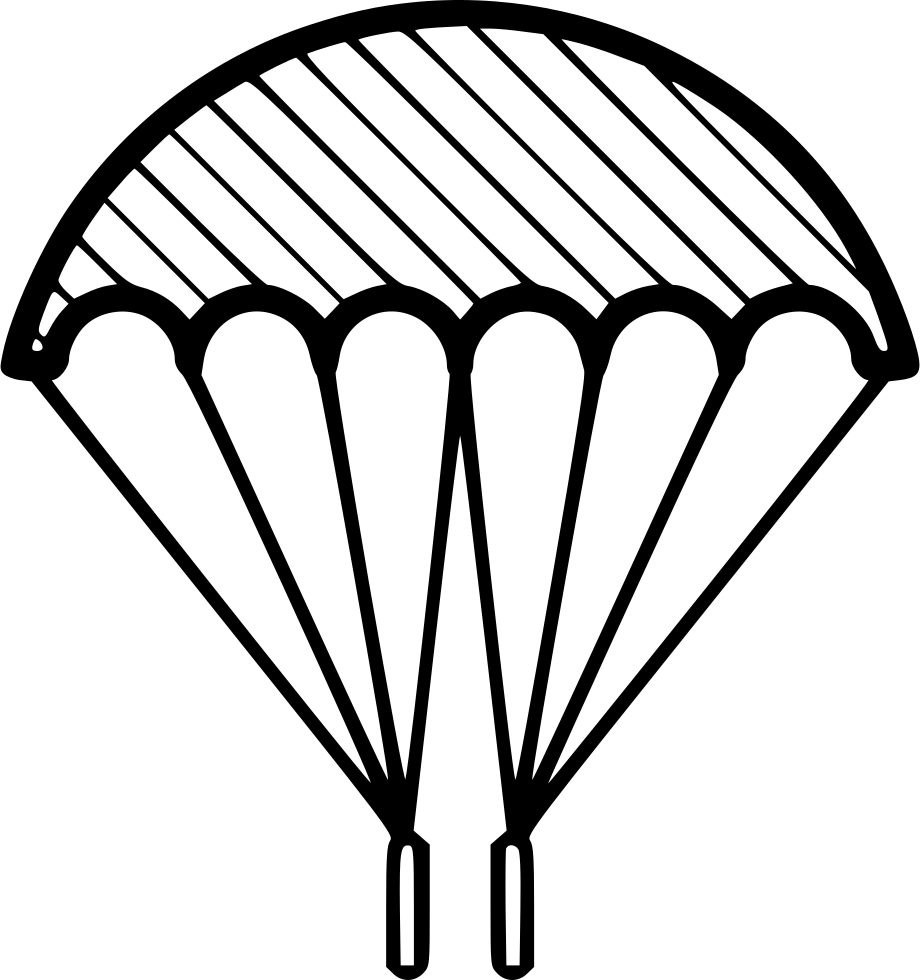 920x980 Collection Of Free Parachute Drawing Line Download On Ui Ex