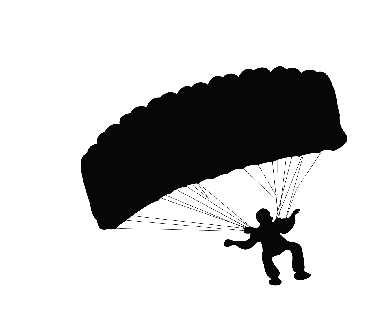 1357x1080 Collection Of Free Parachute Drawing Download On Ui Ex