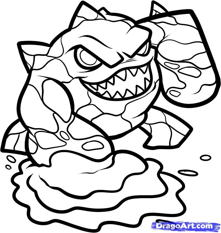 749x789 skylanders coloring pages how to draw eruptor, skylanders step