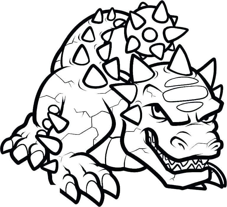 770x702 Skylanders Coloring Pages