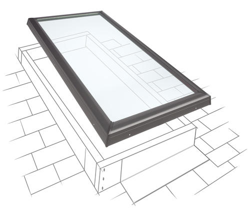 500x415 Curb Mount Non Vented Skylight