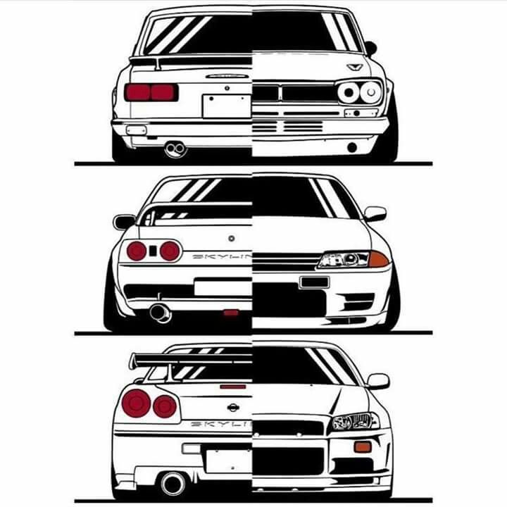 720x720 Godzilas Art Jdm Cars, Nissan Gtr Skyline, Nissan Skyline