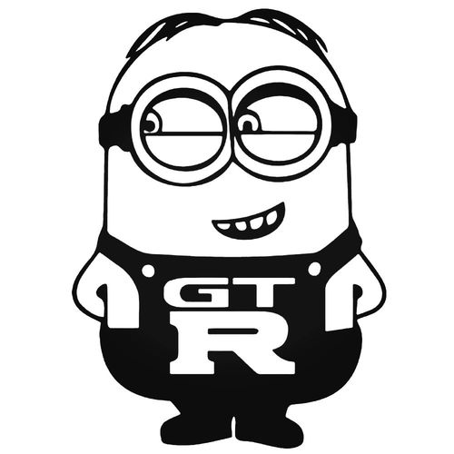 500x500 Minion Skyline Gtr Decal Sticker