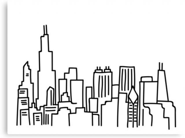 640x480 Skyline Outline