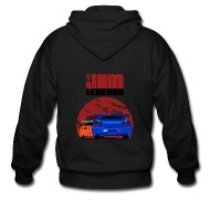 190x190 Jdm Legends Nissan Skyline Gtr Toyota Supra Men's Zip Hoodie