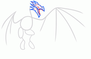 302x198 How To Draw A Dragon From Skyrim, Step