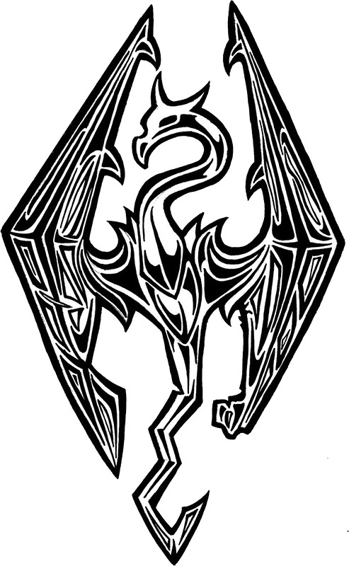 493x800 Skyrim Logos