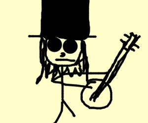 300x250 Slash Plays The Banjo Softly