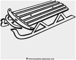 255x200 Sled Coloring
