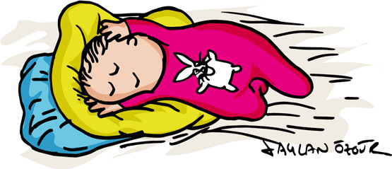 555x239 Sleeping Baby