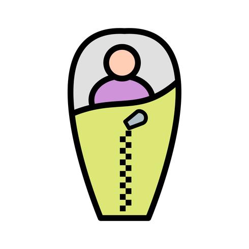 490x490 Sleeping Bag Vector Icon
