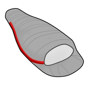 350x350 Zip And Neck Baffles In Criterion Down Sleeping Bag Design