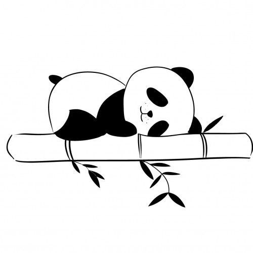 500x500 Doodles To Cut In Panda