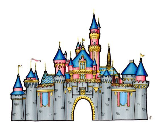 570x456 Cinderella Castle Clipart Mickey Mouse Clip Art Castle Silhouettes