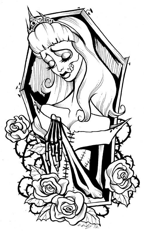 493x791 Sleeping Beauty