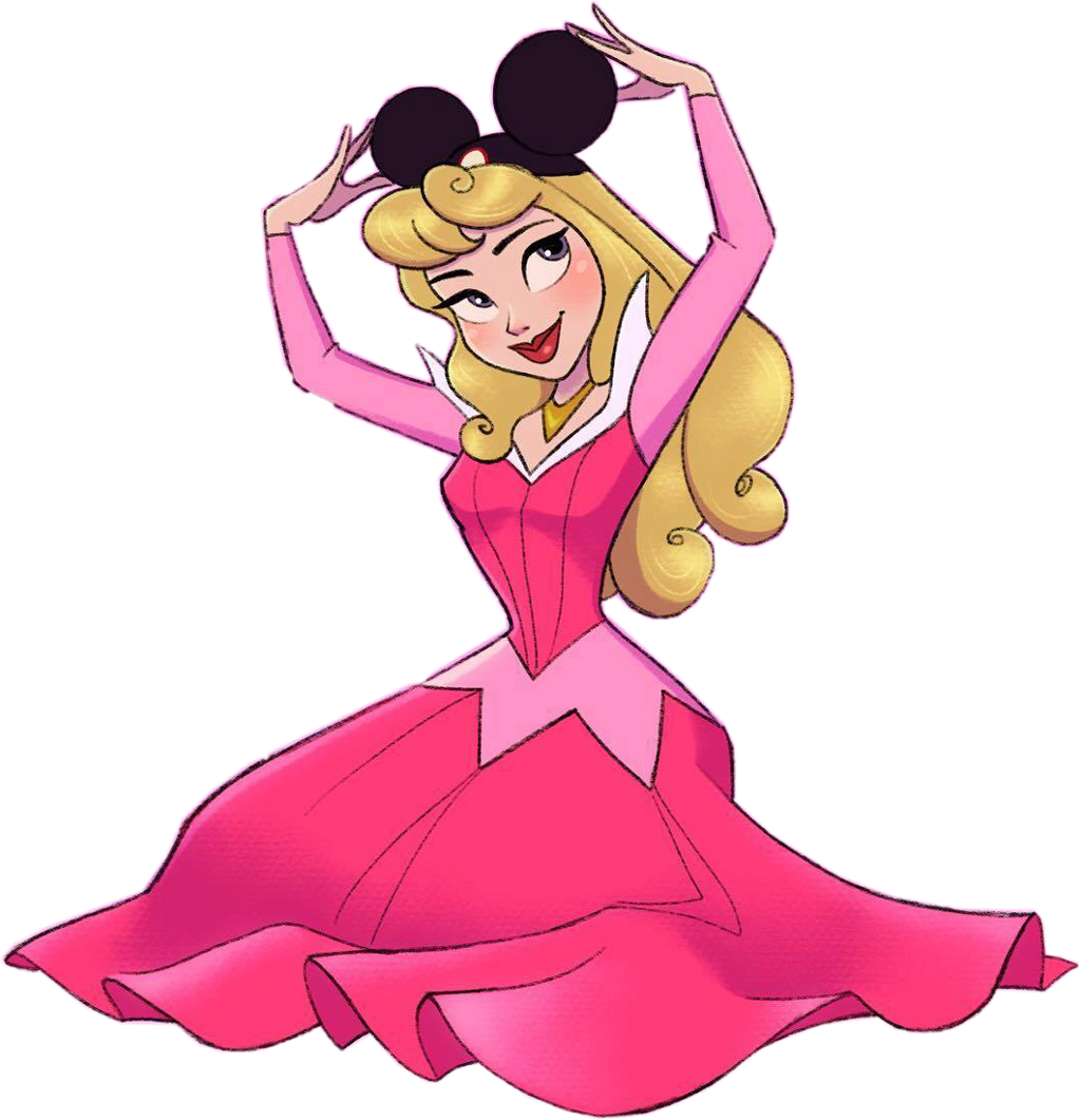 1024x1061 aurora sleepingbeauty pink disney cute cartoon drawing zoey
