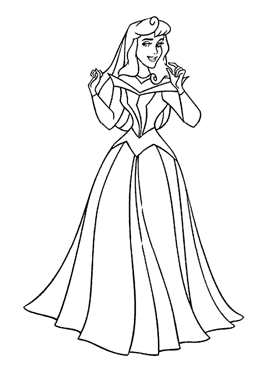 534x734 Coloring Pages Sleeping Beauty Gifs
