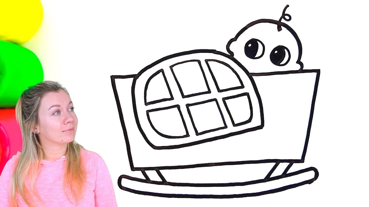 1280x720 How To Draw A Baby Boy Sleeping