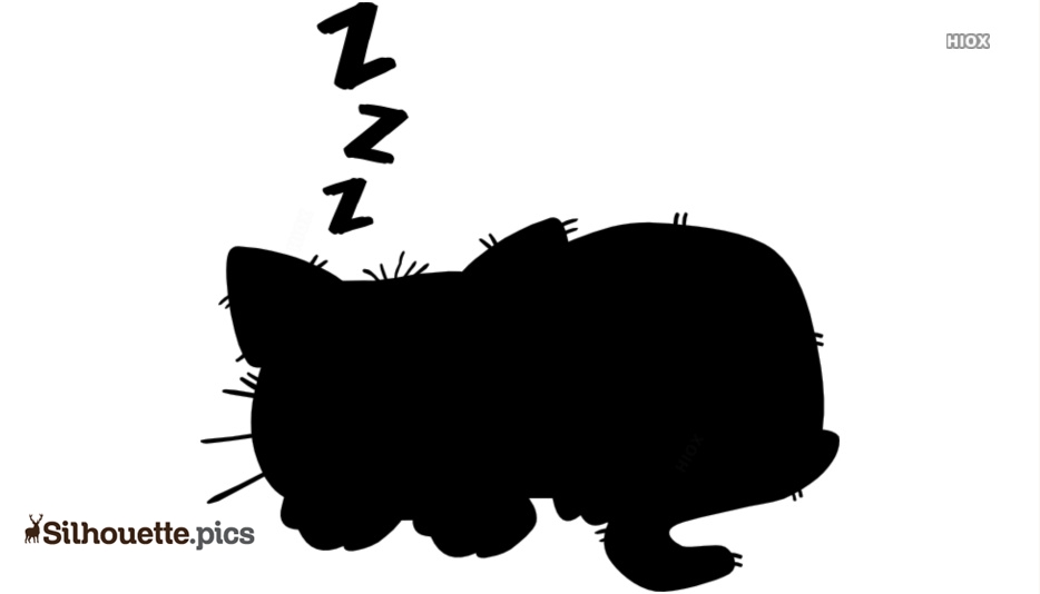 934x534 Sleeping Cat Silhouette Vector, Clipart Images, Pictures