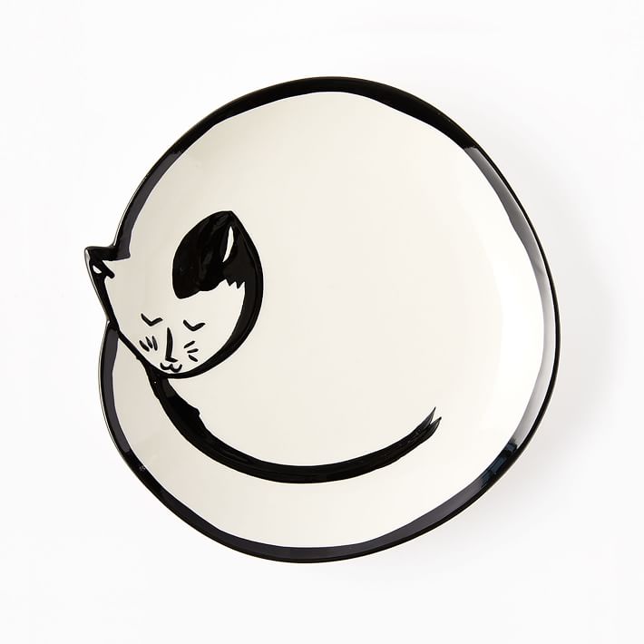 710x710 Sleeping Cat Trinket Dish West Elm