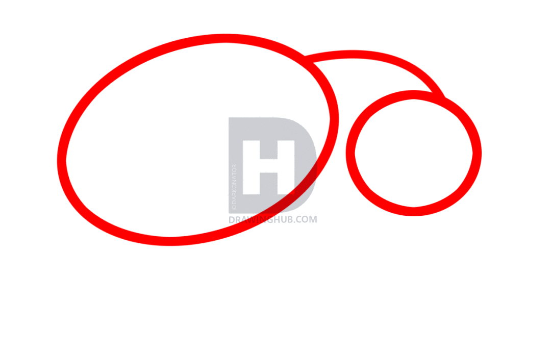 1080x692 How To Draw A Sleeping Dog, Sleeping Dog, Step