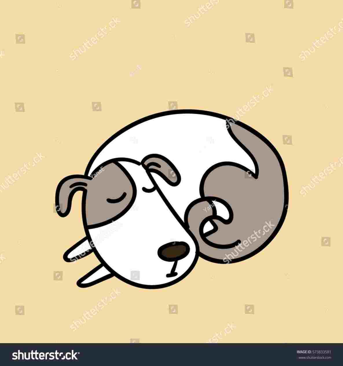 1185x1264 Cute Sleeping Dog Drawing